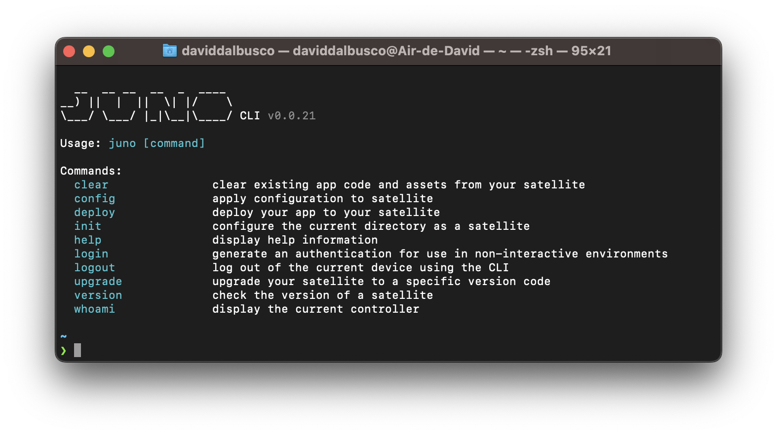 CLI screenshot